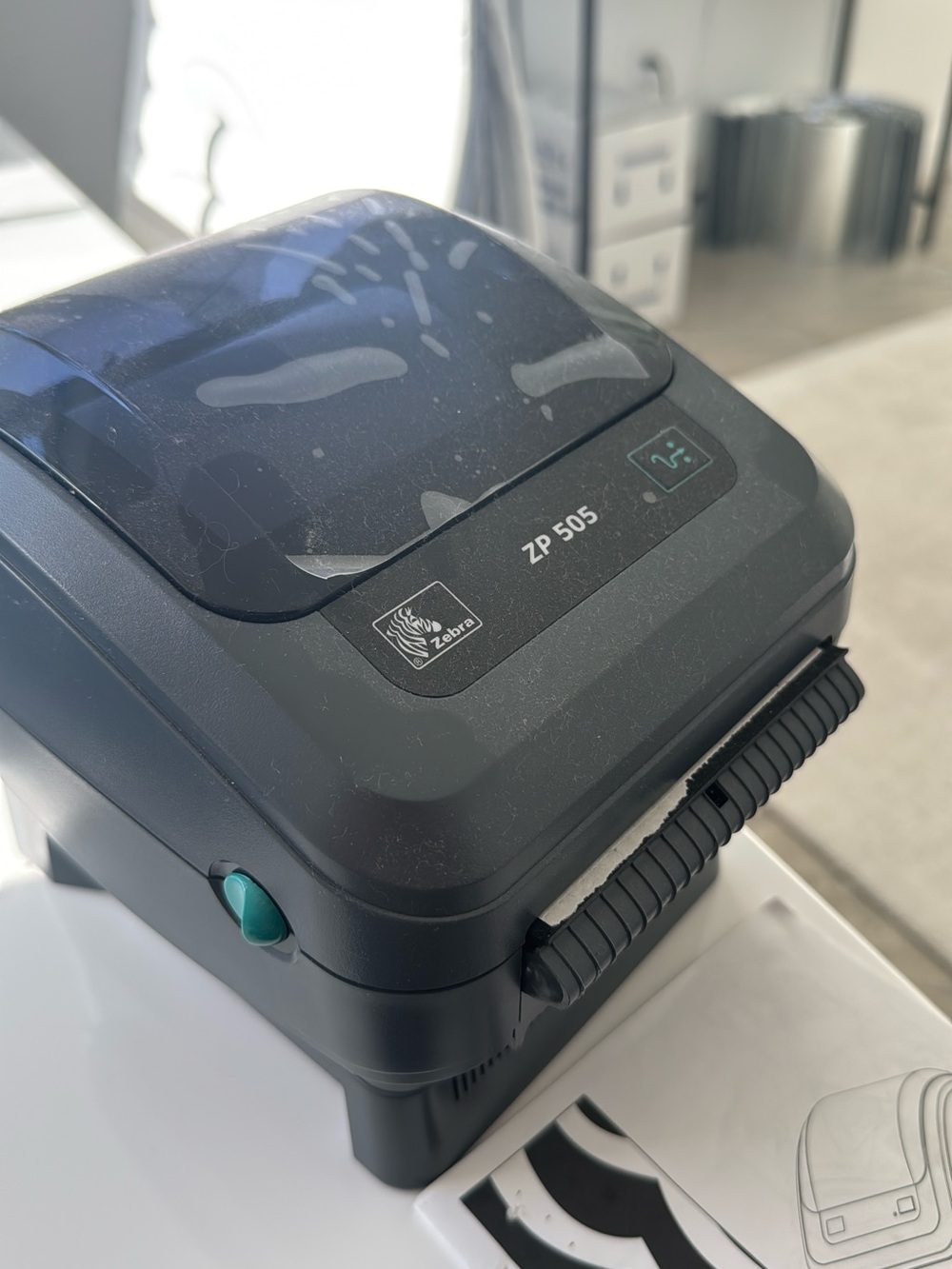 Zebra ZP 505 Thermal Label Printer - Dark Gray/Black - Picture 5 of 5